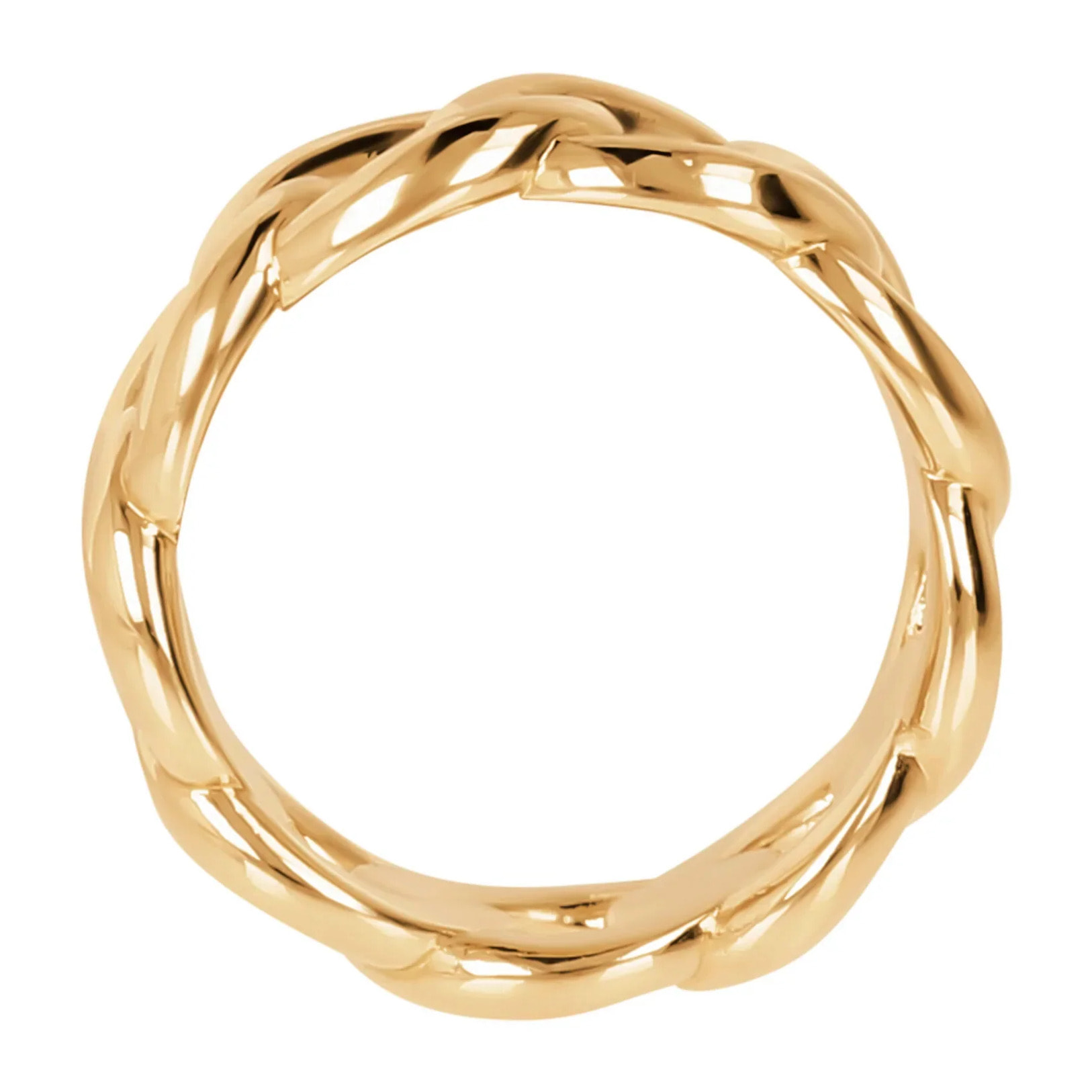 Anello a Fascia Golden Maglia Grumetta