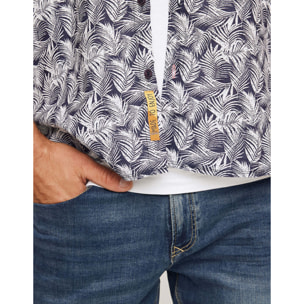 Camisa Manga Corta Azul Marino - Yarrow