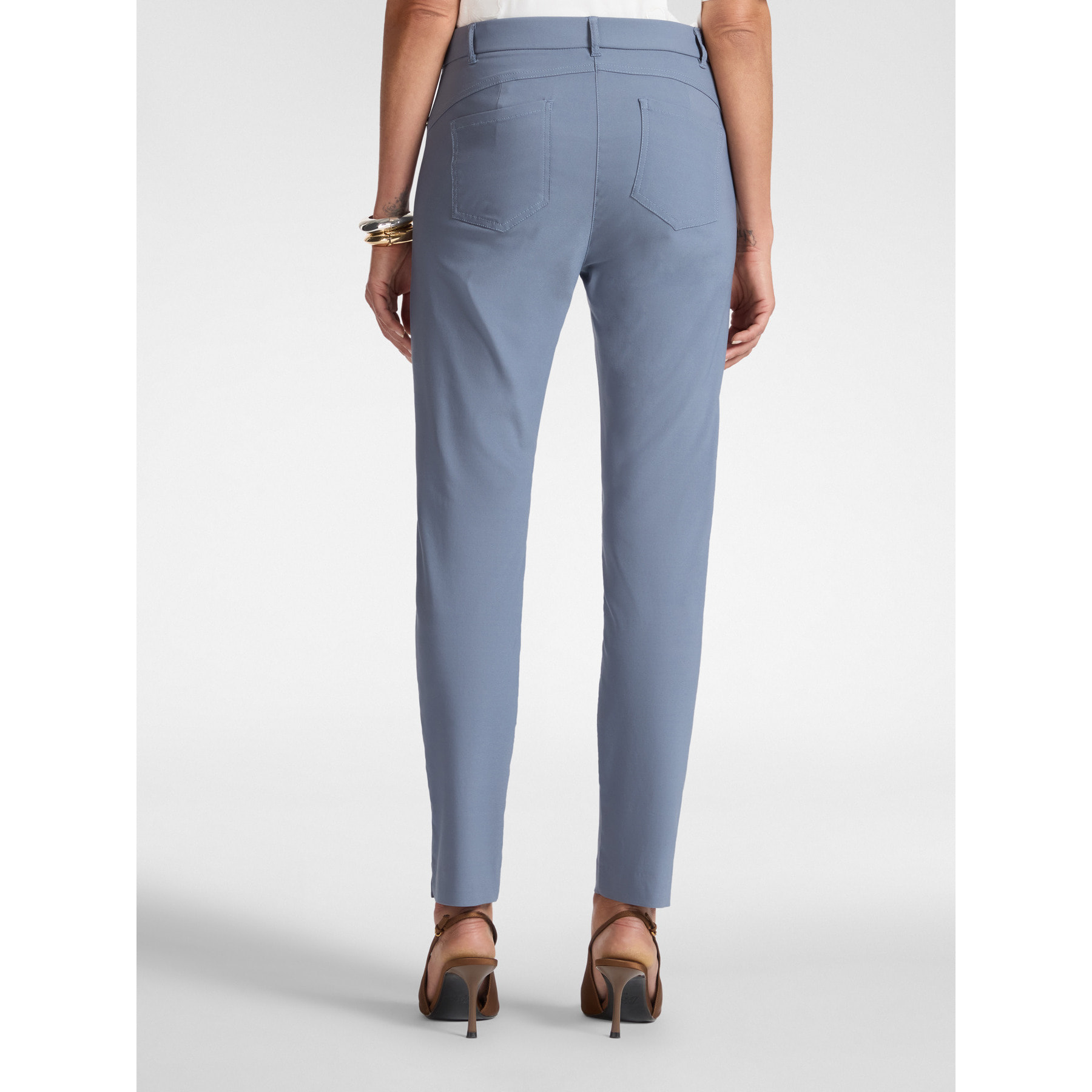 Elena Mirò - Pantoni slim pull on - Grigio