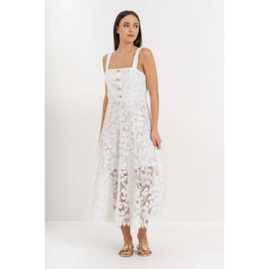 Kocca - Abito midi con pizzo Donna
