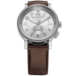Reloj Burberry BU7681 Hombre Analogico Cuarzo con Correa de Cuero