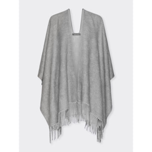 Elena Mirò - Mantella reversibile Monogram - Grigio