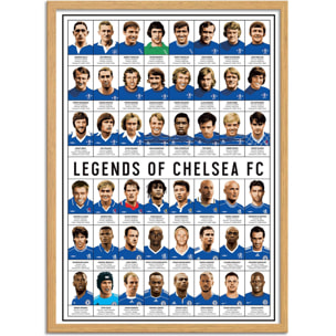 Affiche - Legends of Chelsea FC - Olivier Bourdereau