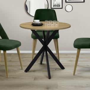 Tables rondes Soline - Bois - Noir