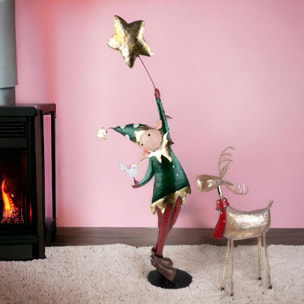 Folletto natale - Pezzi 1 - 33xH88x12,07cm - Bianchi Dino SpA