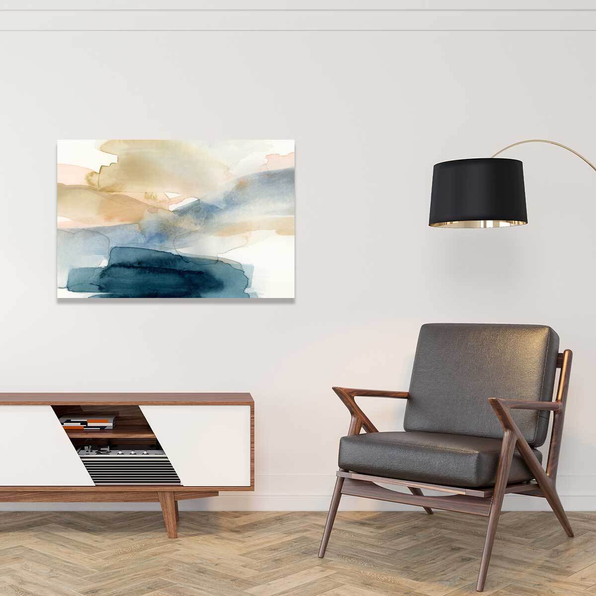 Tableau d'art bande d'aquarelle  Tableau plexiglas