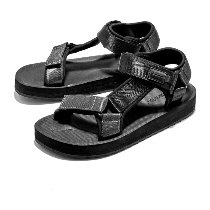 Sandalias de Tiras de  Mujer en Negro