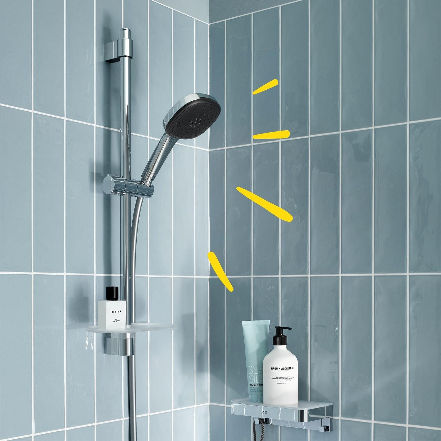 GROHE Vitalio Comfort 110 Ensemble de douche 3 jets avec barre