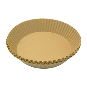 50 Moules en papier air fryer ronds Fackelmann