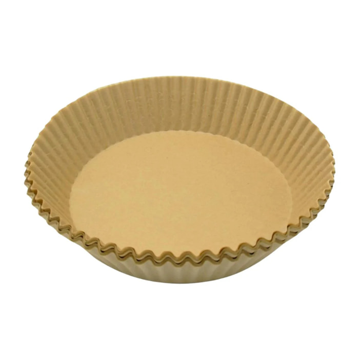 50 Moules en papier air fryer ronds Fackelmann