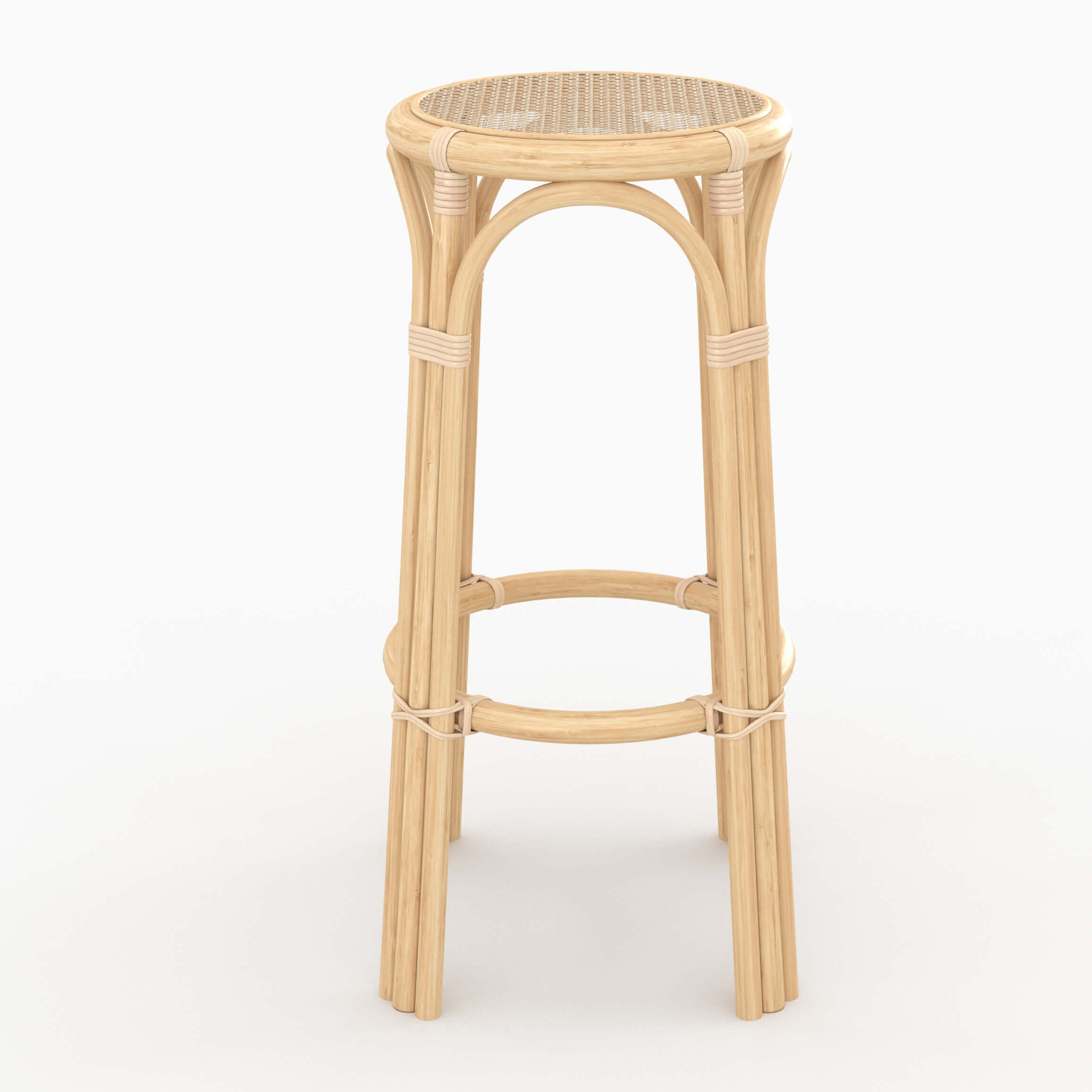 Tabouret de bar 77 cm en rotin - Vania