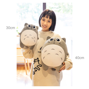 Almohada extrasuave y mullida diseño gatito gordo. 40 cm.