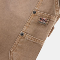 GUESS Originals - Pantalon - 100% coton - beige