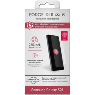 Protège écran FORCE GLASS Original pour S26 GRS