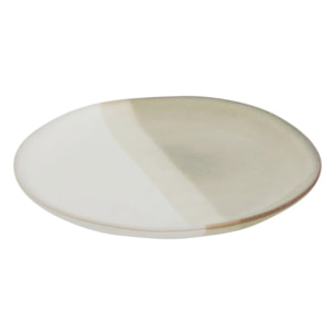 Assiette dessert Sahara beige D20,5xH2,1cm