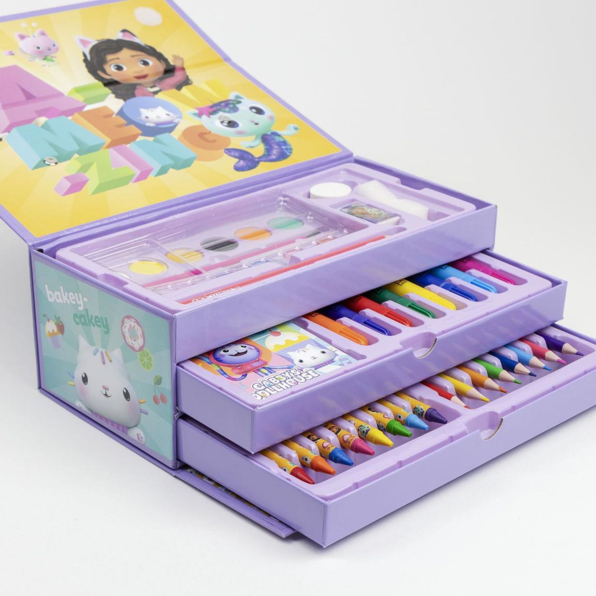 Maletin Papeleria Coloreable La Casa De Muñecas De Gabby