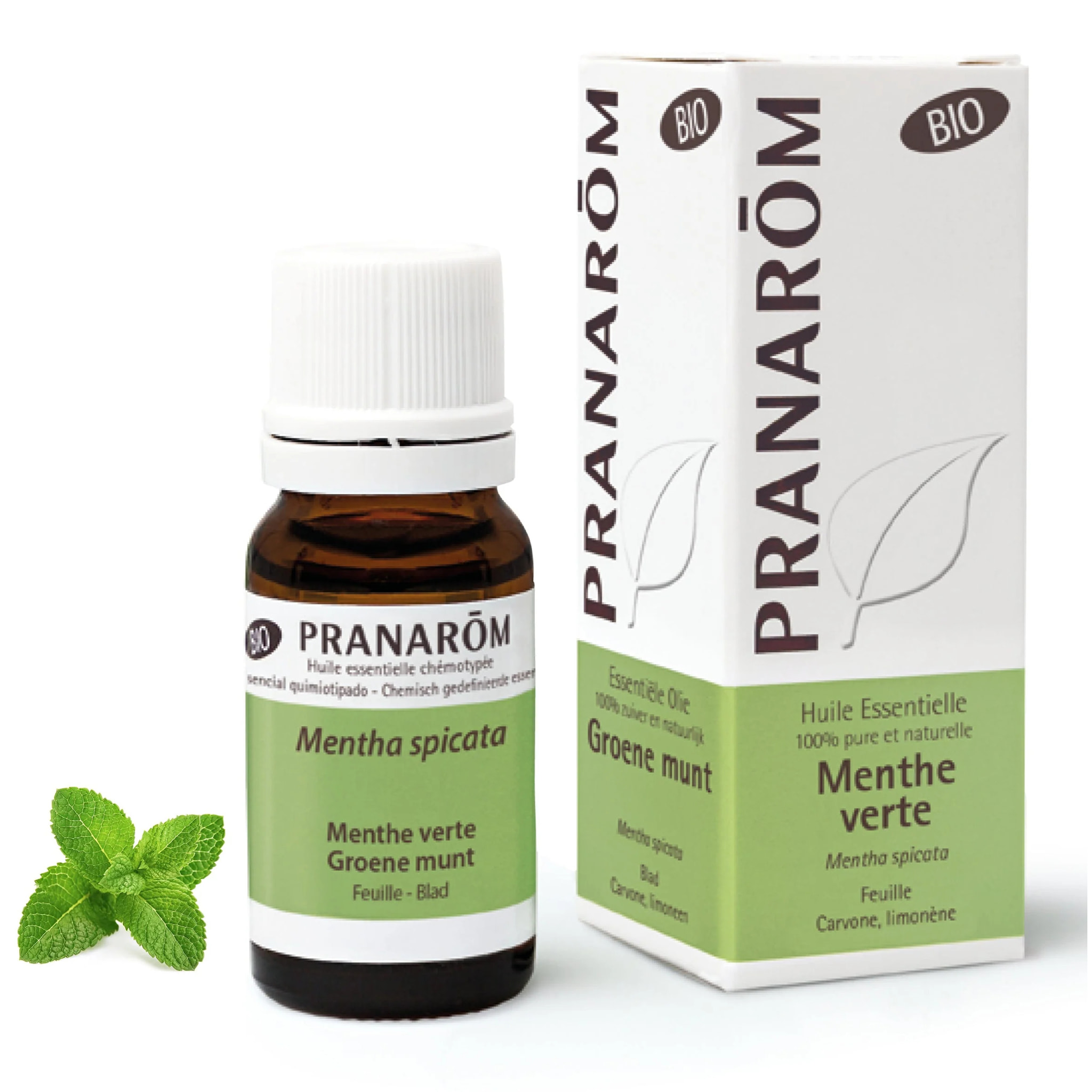 Pranarom - Huile Essentielle de Menthe verte - Bio - 10 ml