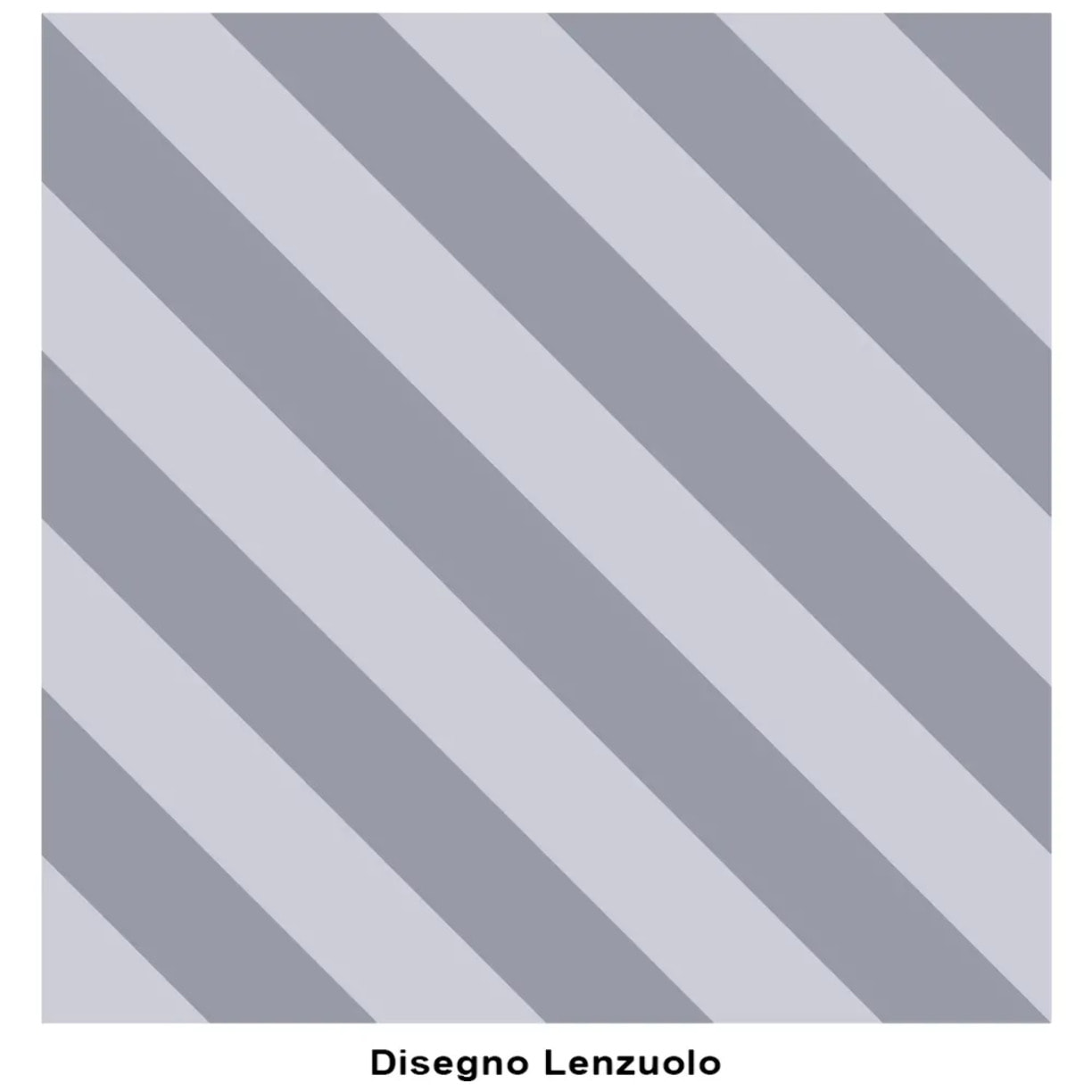 Completo Lenzuola ELITE GRIGIO 100% Cotone e Made in Italy a righe moderno