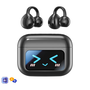 M100 Auriculares Bluetooth 5.4 Aitranslate con sonido ACS 360º, sonido direccional. Reducción ruido. Traductor AI.