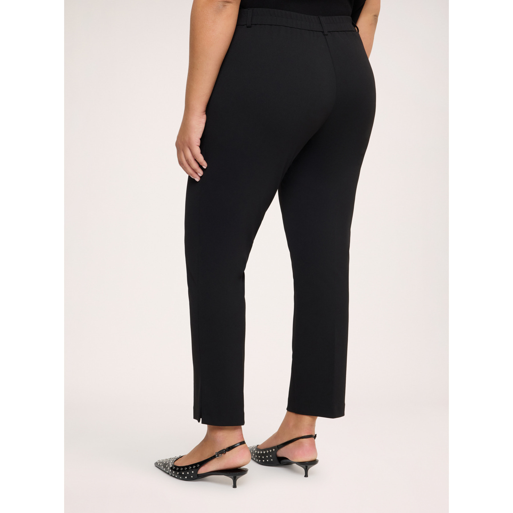 Fiorella Rubino - Pantaloni New York in tessuto stretch - Nero