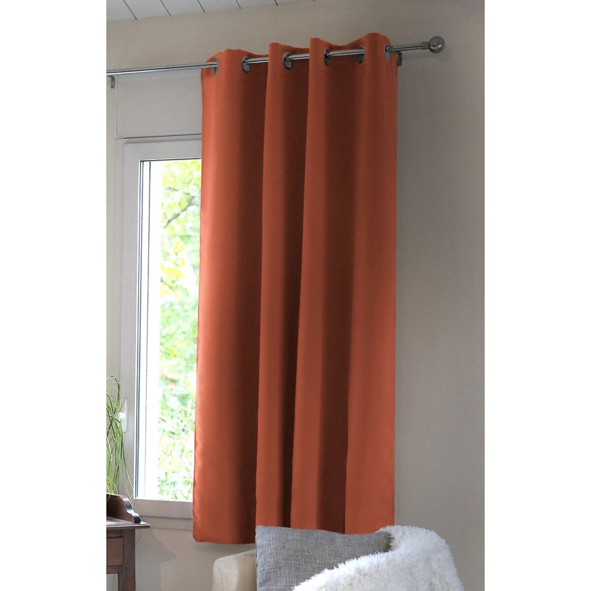 Rideau uni Occultant 100%polyester