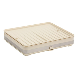 Égouttoir extensible 1 niveau Essentiels beige