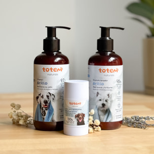 Totem Naturals | Pack Suavidad e Hidratación: Stick Nariz y Almohadillas 30 g + Champú 250 ml + Acondicionador 250 ml Natural