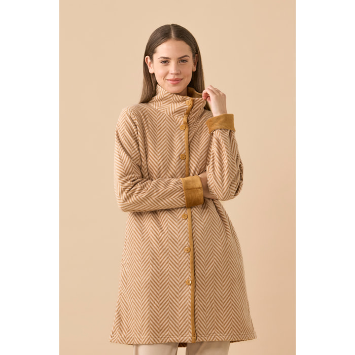 Vestaglia donna micropile articolo velvet. Noidinotte