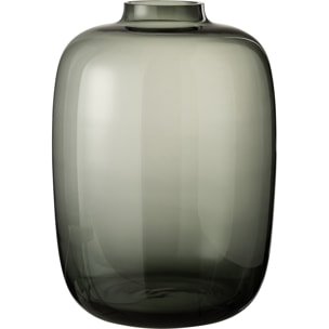 J-Line Vase Cleo Verre Gris Large