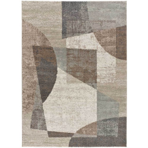 CASTRO Alfombra de tacto suave geomÃ©trica multicolor, varias medidas disponibles.