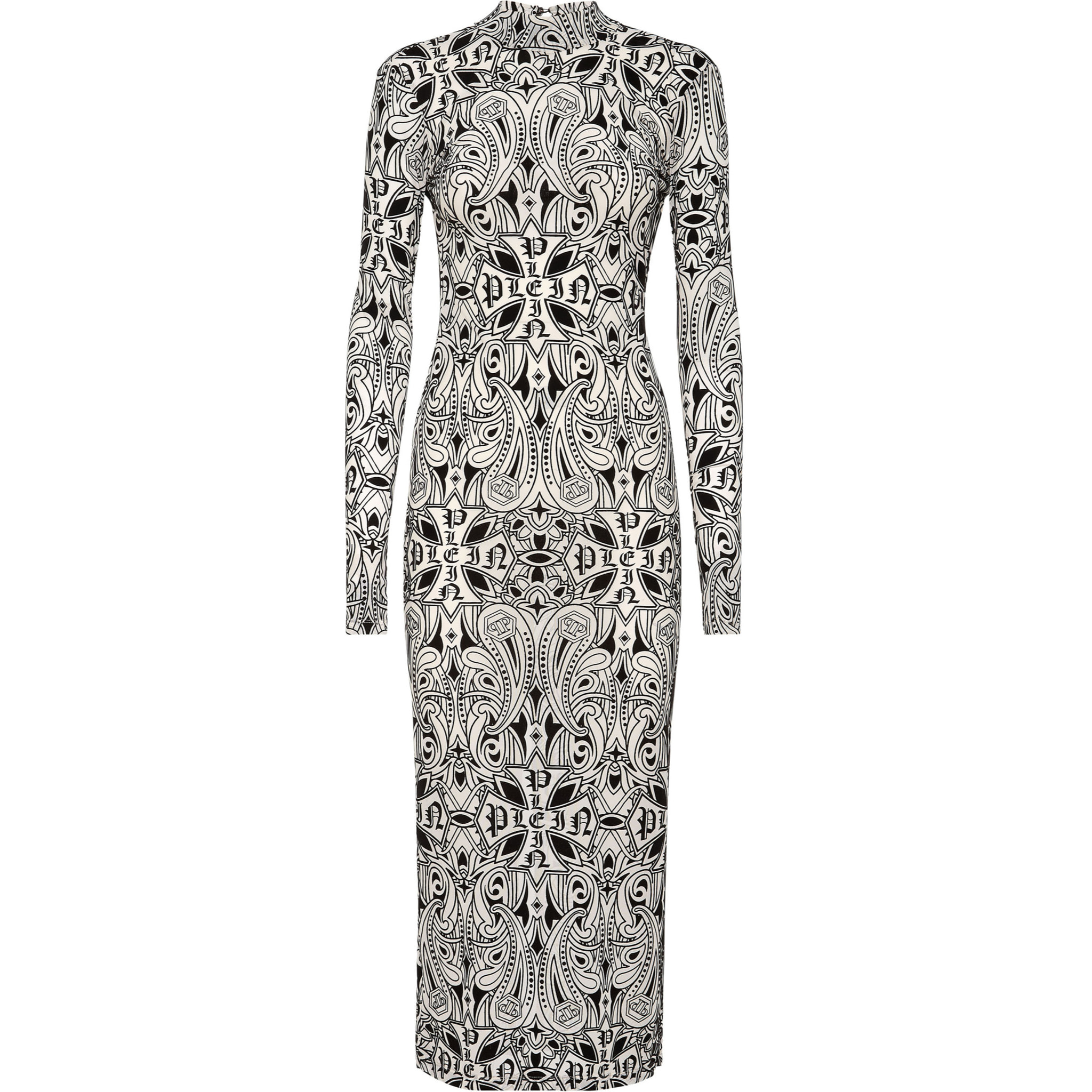 PHILIPP PLEIN Long Dress GOTHIC PLEIN