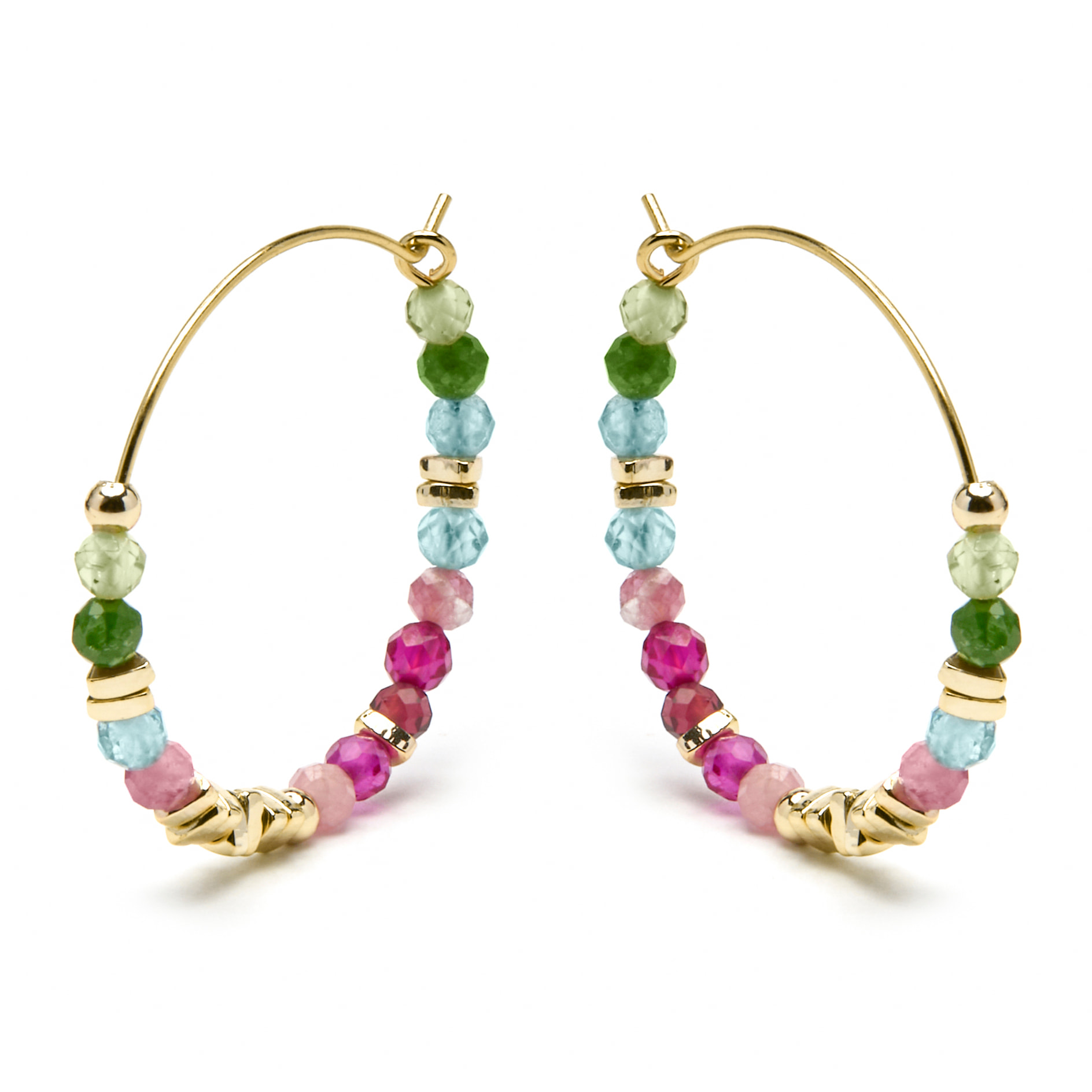 Pendientes Ane acabado oro amarillo 18k
