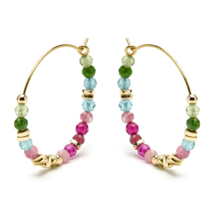 Pendientes Ane acabado oro amarillo 18k