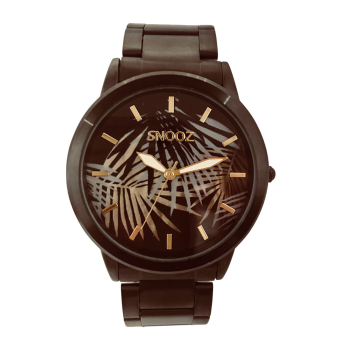 Reloj Snooz SAA-001 Unisex Analogico Cuarzo con Correa de Acero inoxidable