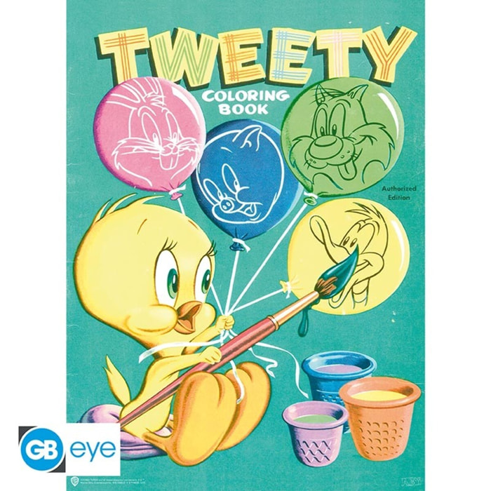 Looney Tunes Set 2 Posters Titti e Silvestro 52 x 38 cm Gbeye