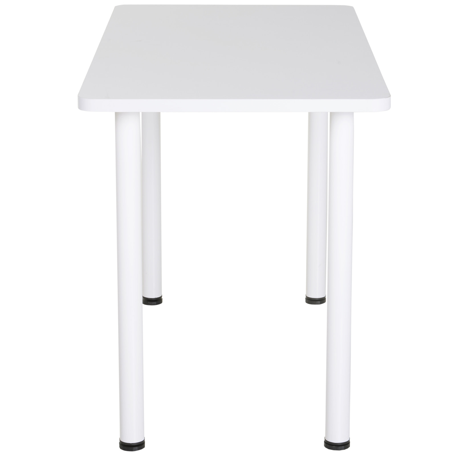 Mesa Escritorio con Pies Ajustables 120x60x76cm Blanco