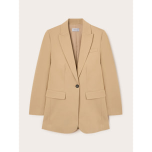 Motivi - Chaqueta blazer de botonadura simple - Beige