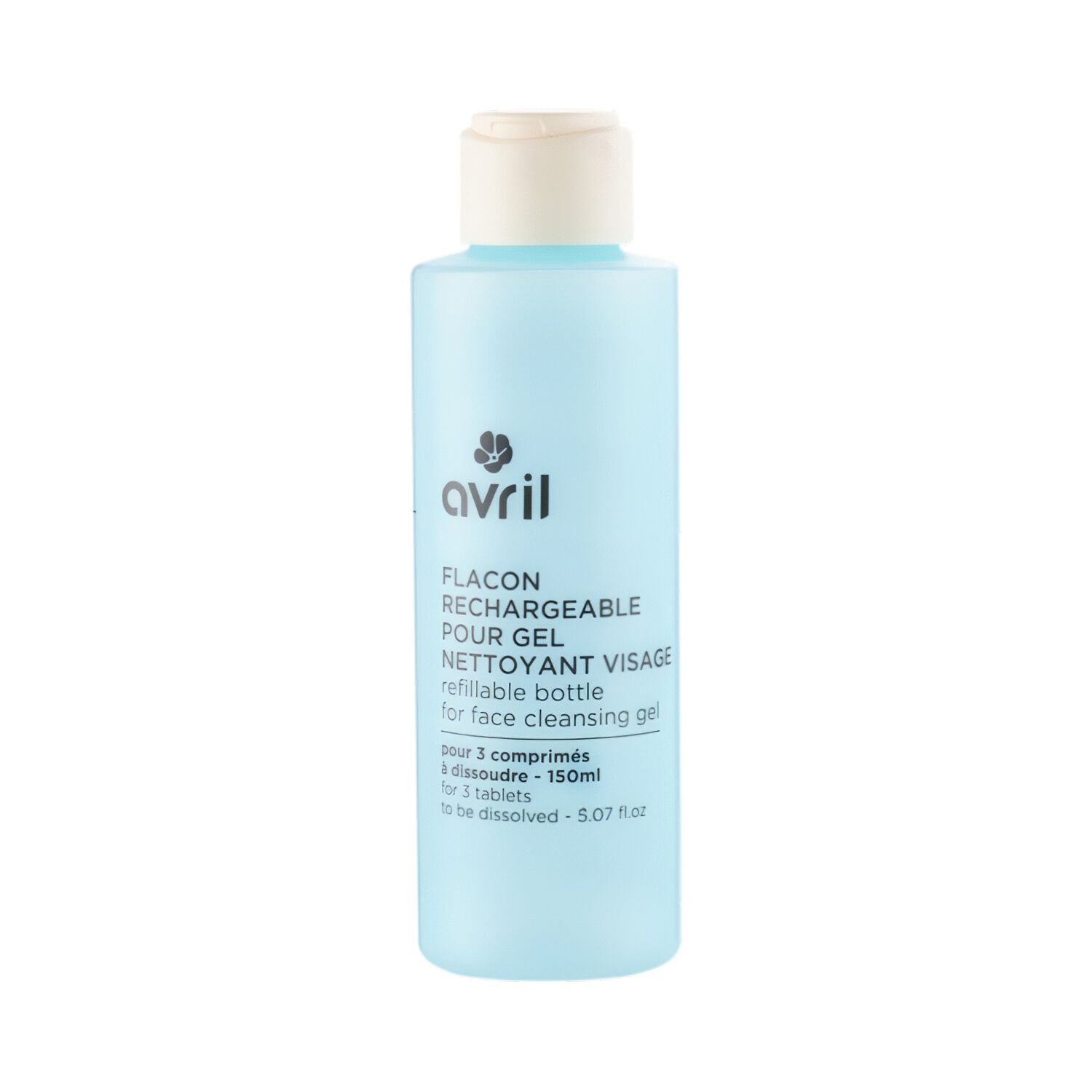 Gel Nettoyant Visage - Flacon Rechargeable pour 3 Comprimés 150 ml