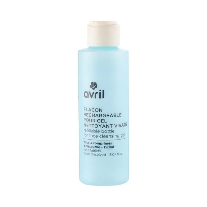 Gel Nettoyant Visage - Flacon Rechargeable pour 3 Comprimés
