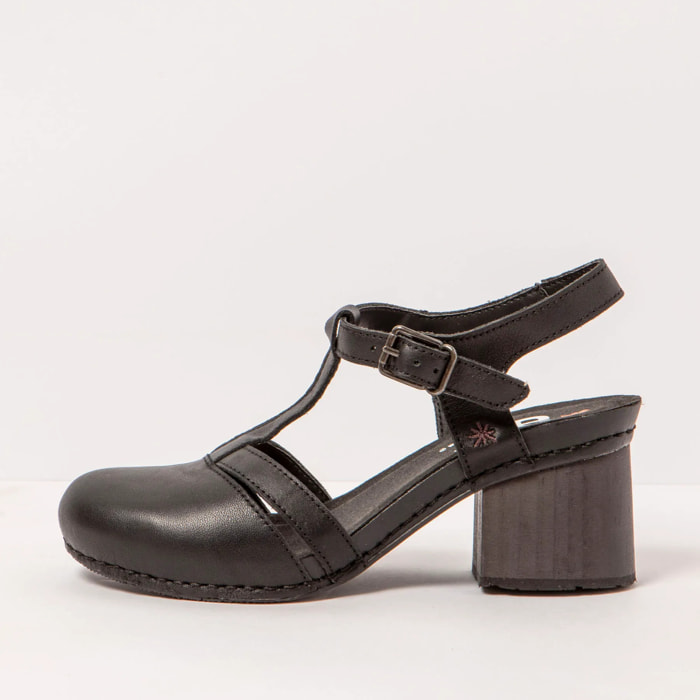 Sandalias con tacón 1874 NAPPA BLACK/ I WISH color Black