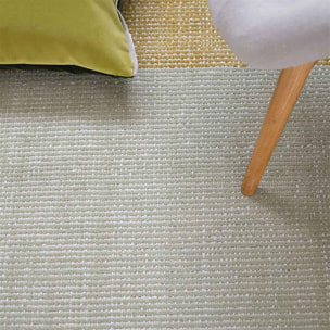Tapis salon et chambre fait à la main en viscose motif abstrait YOKA
