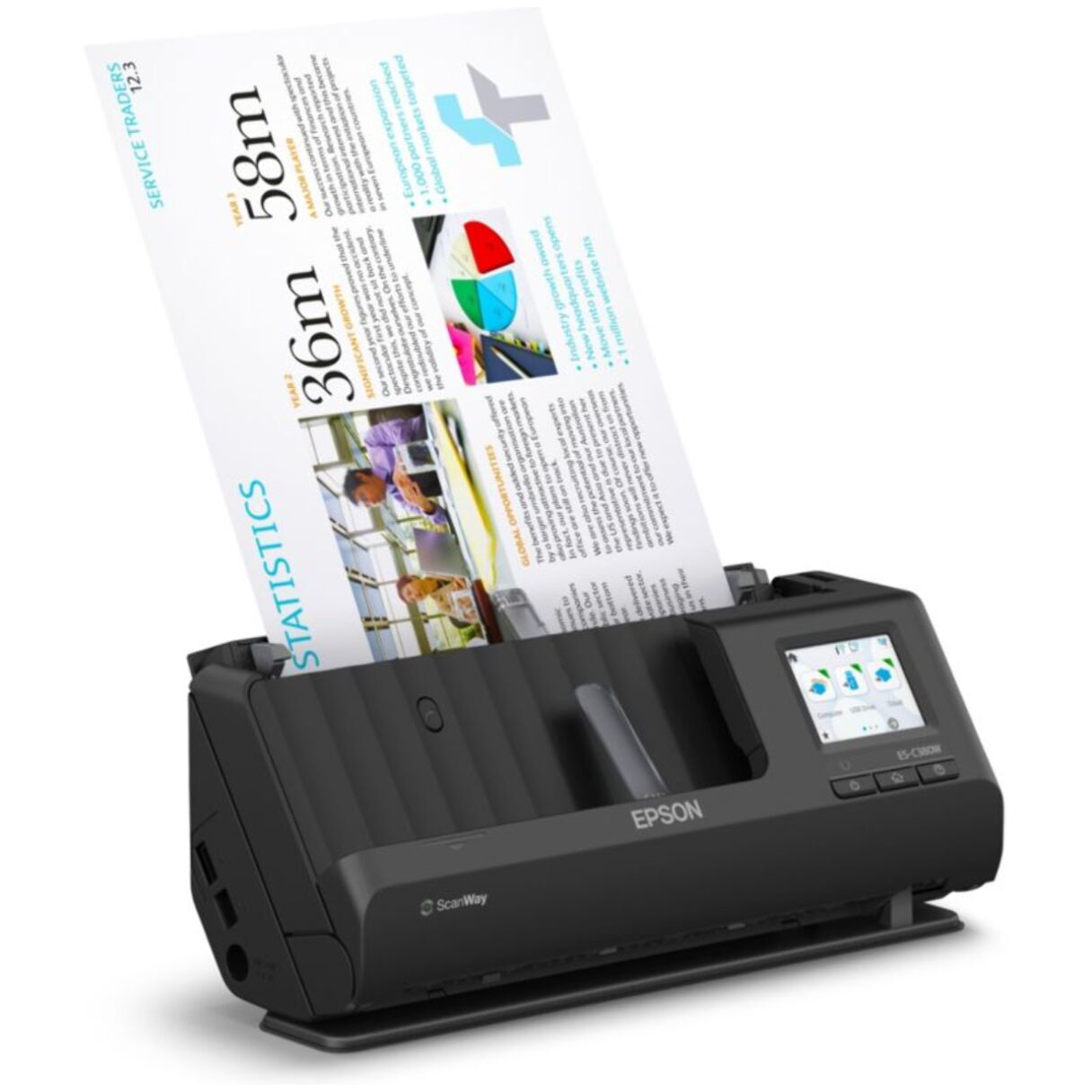 Scanner à défilement EPSON ES-C380W