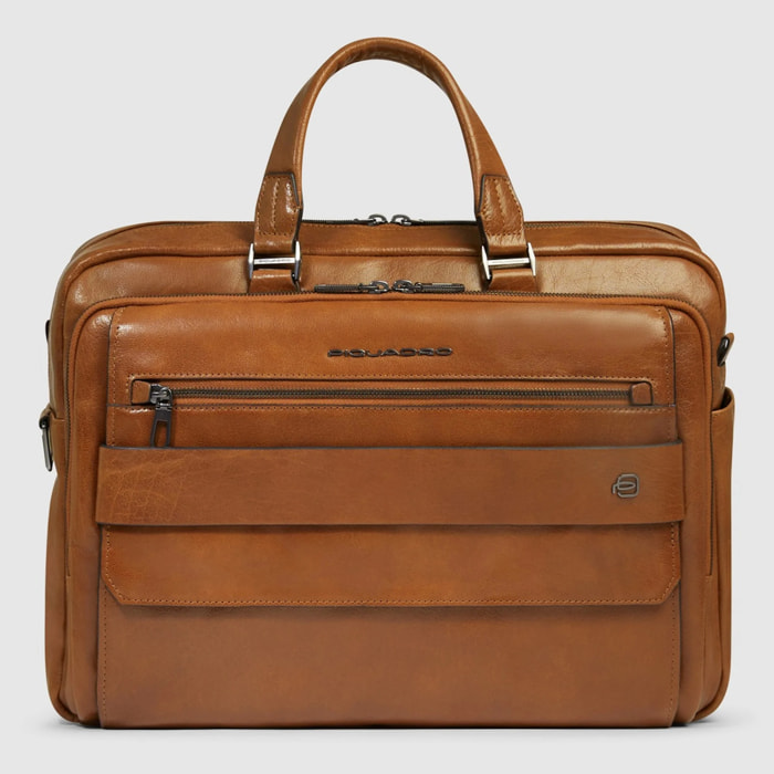 Piquadro Borsa da lavoro porta pc e porta iPad® personalizzabile con protezioni antiurto e RFID