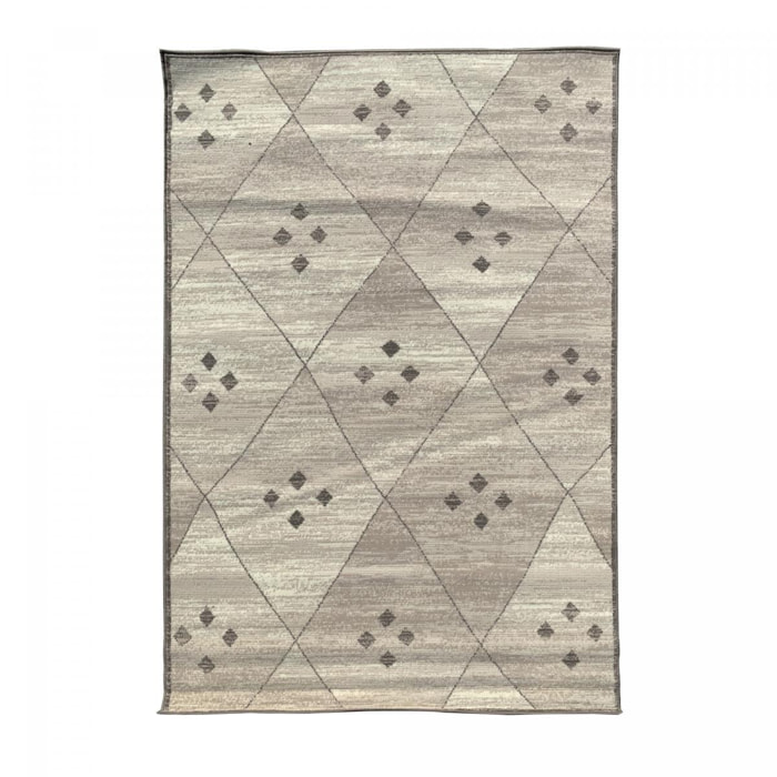 Tapis salon et chambre tissé motif berbère LUTO
