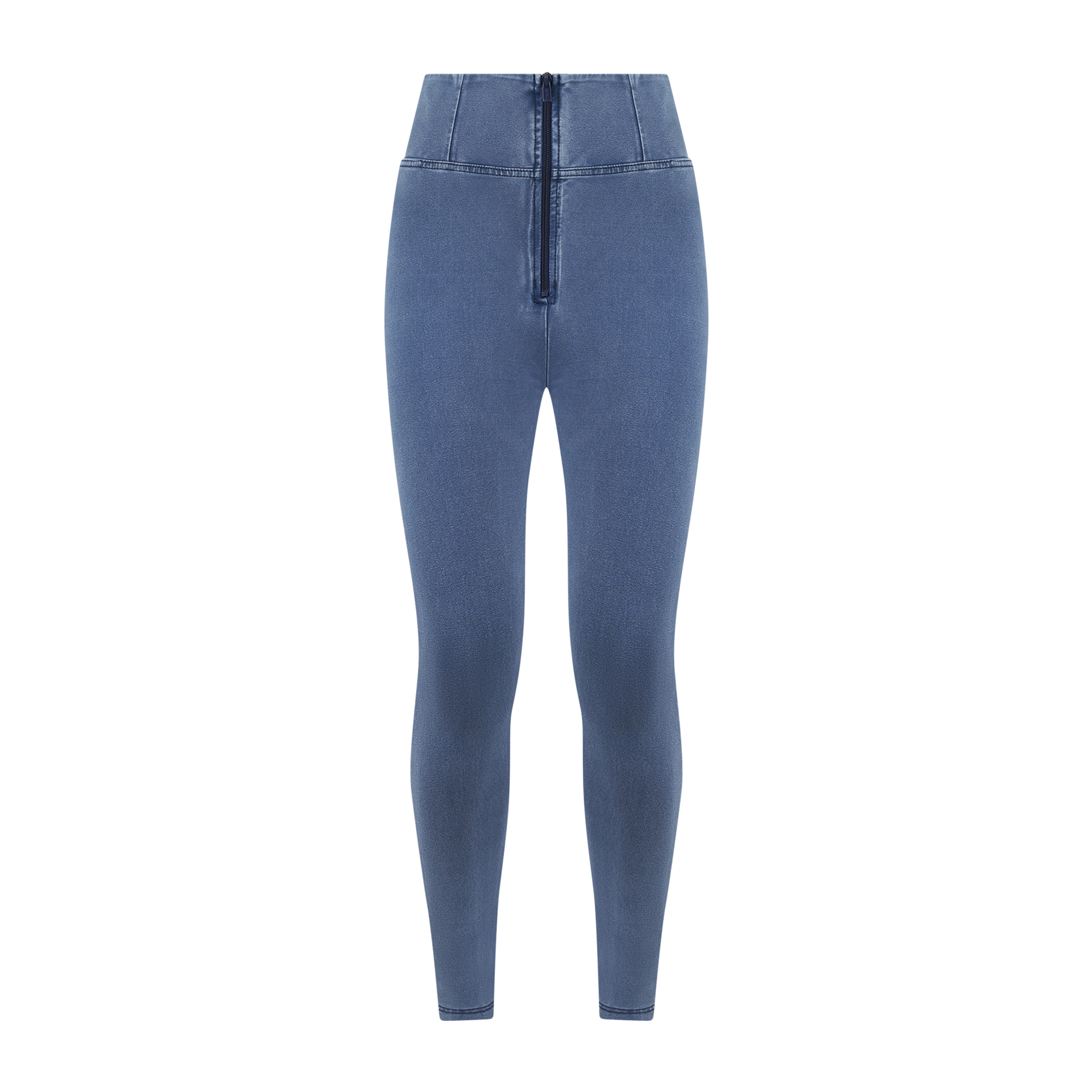 Jeggings push up WR.UP® curvy vita alta con zip gamba skinny