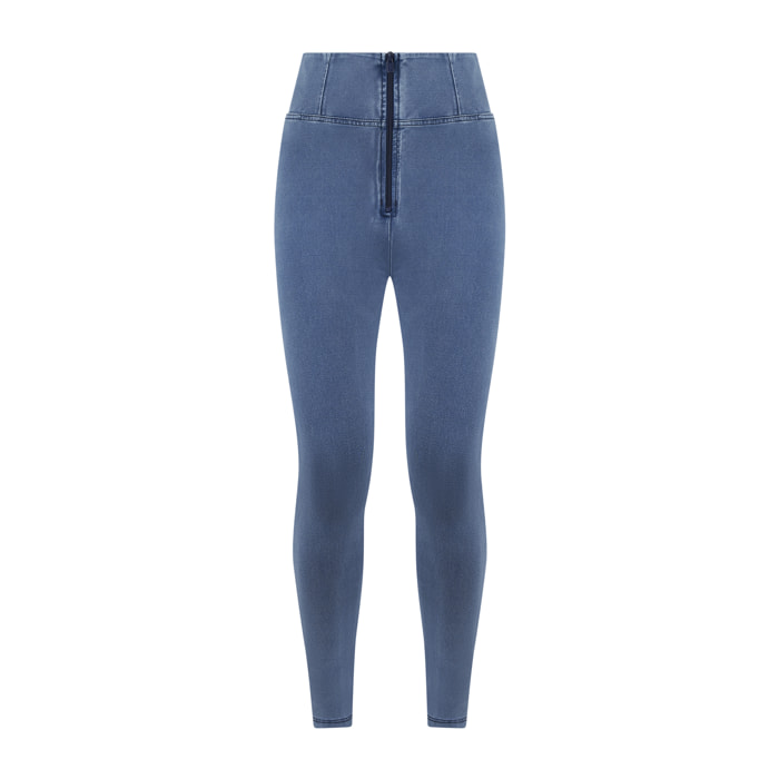 Jeggings push up WR.UP® curvy vita alta con zip gamba skinny