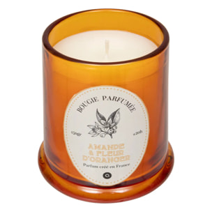 Bougie parfumée Hapo 150g pot en verre avec couvercle amande