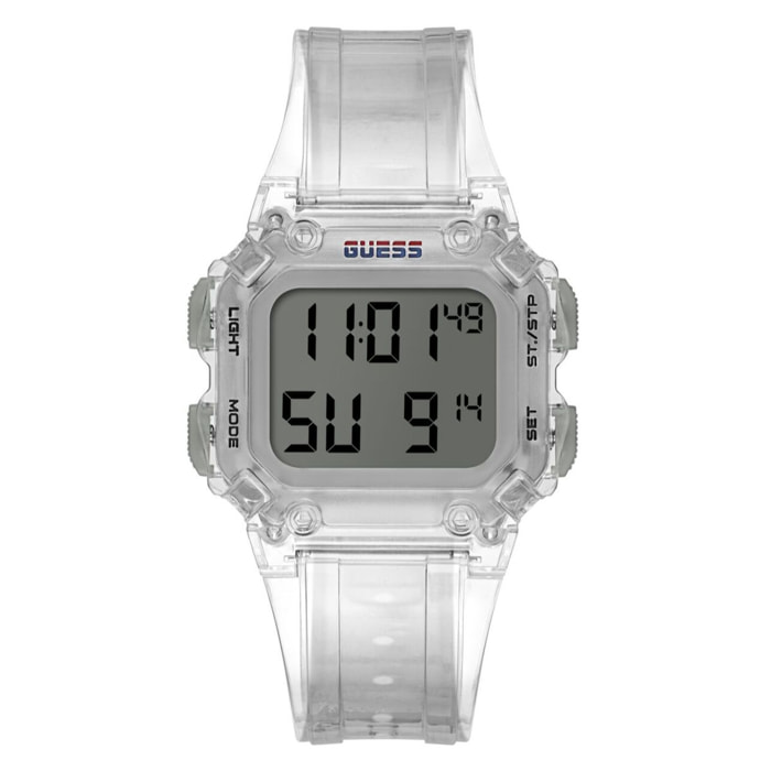Reloj Guess GW0270G1 Hombre Digital Cuarzo con Correa de Silicona