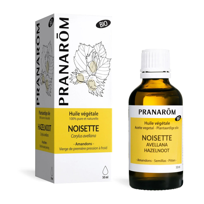 Pranarom - Huile Végétale de Noisette - Bio - 50 ml