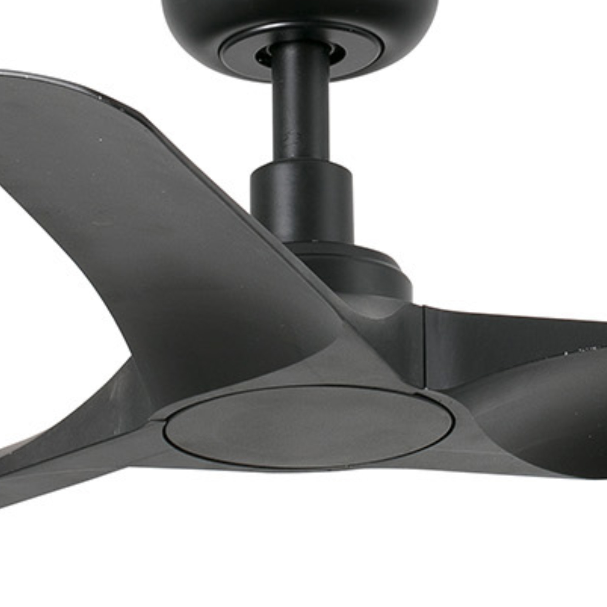 HEY S Ventilador de techo negro